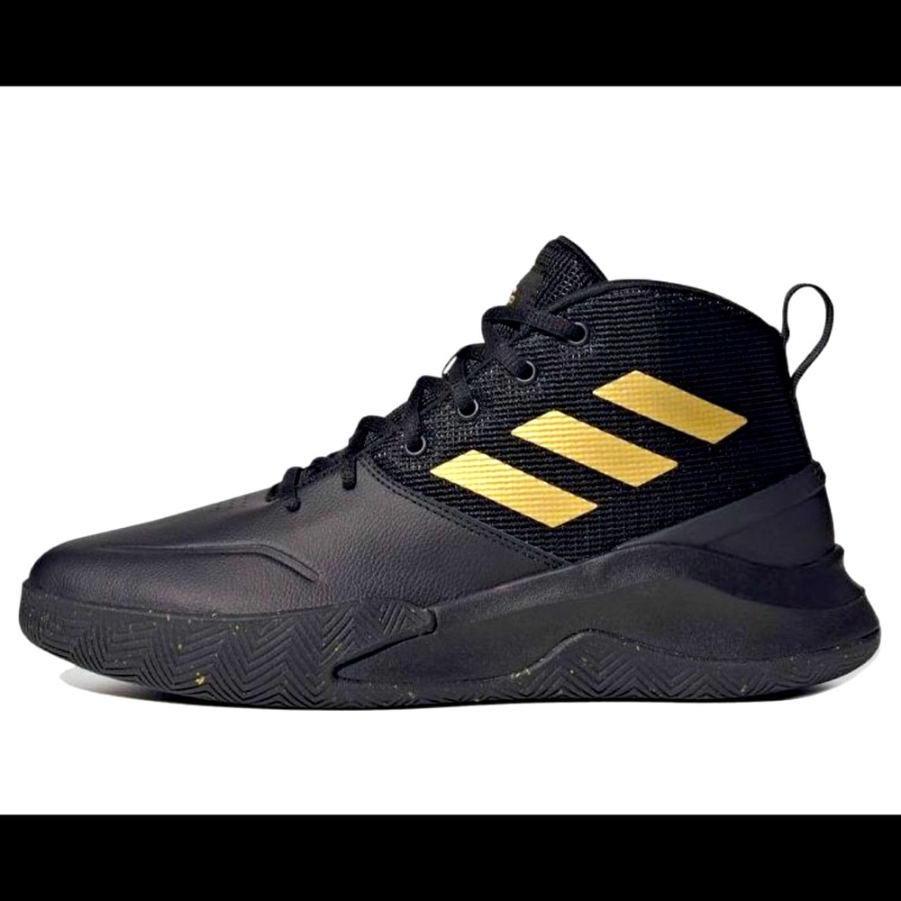 ADIDAS OWNTHEGAME 'BLACK MATTE GOLD' CORE BLACK/MATTE GOLD/CORE BLACK FW4562
